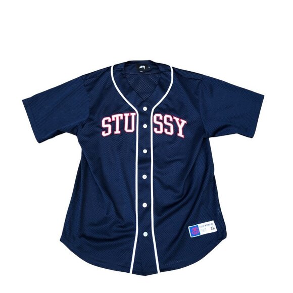 Stussy Mesh Baseball Jersey XL - Picture 4 of 9